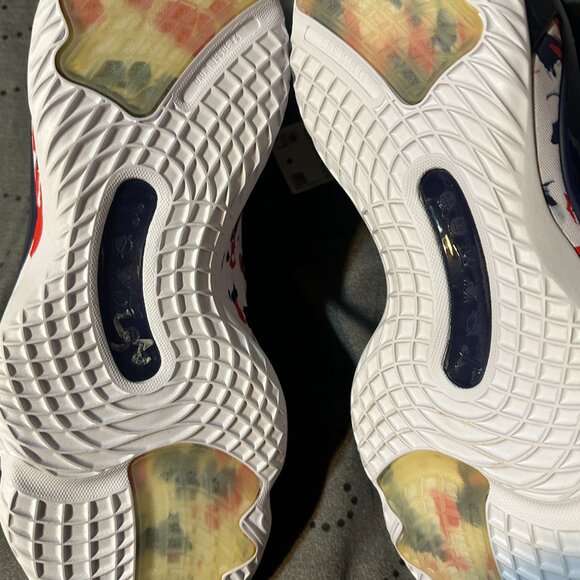 ADIDAS USA BASKETBALL BLUE RED WHITE SHOES SIZE 8.5 MEN NEW WITH TAG NO BOX $$$$ - Picture 5 of 6